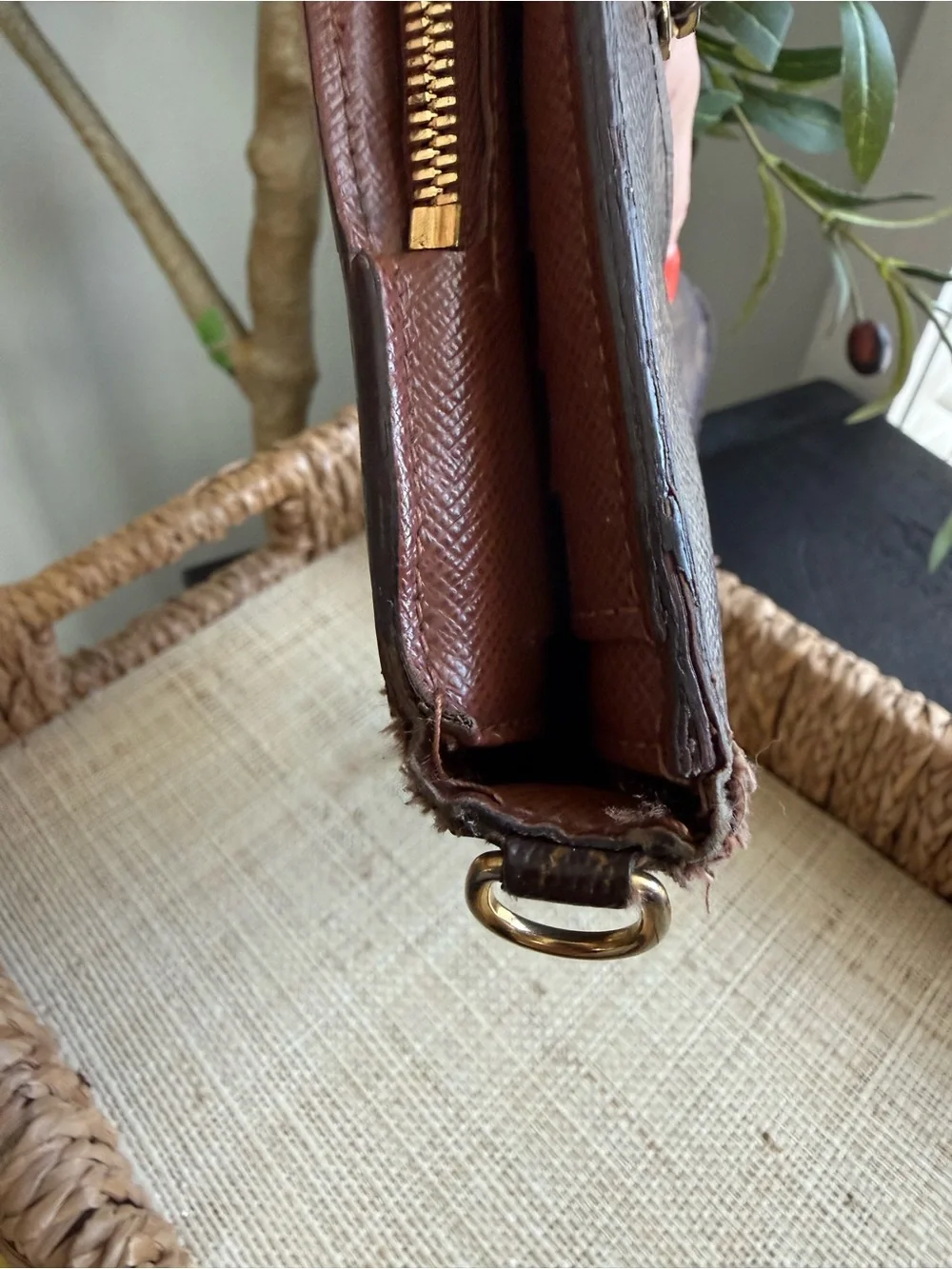 Louis Vuitton Brown Monogram Zip Around Wallet LV Insolite XL organizer wallet